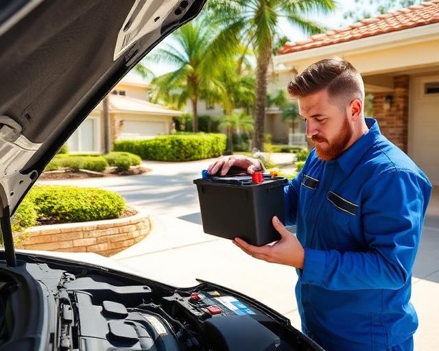 Battery Replacement service in Ocala, FL — Ocala Mobile Mechanic Pros